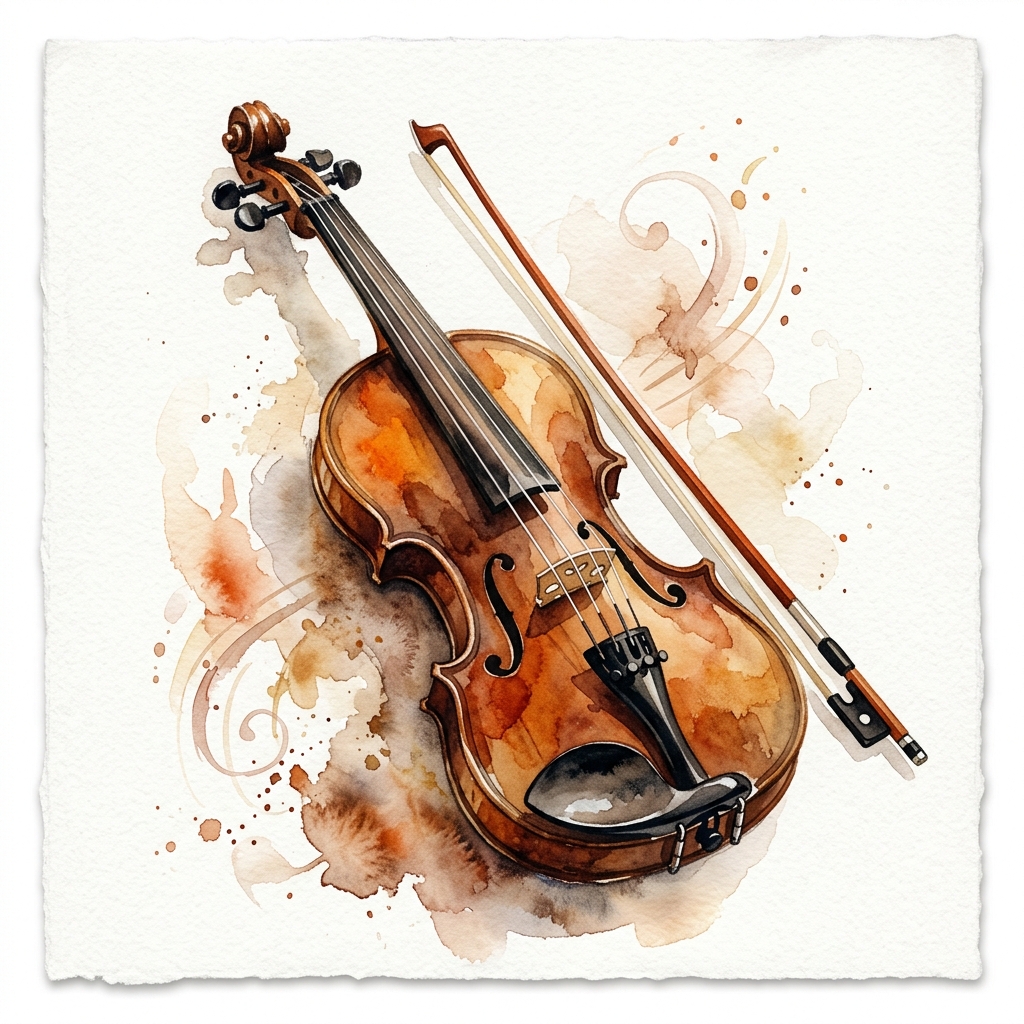 Violin Illustration
